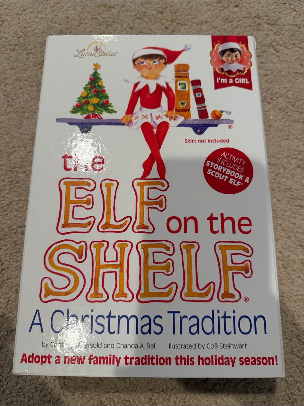 The elf on the shelf A Christmas Tradition girl elf brand new in box with book